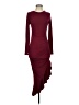 Yozy Burgundy Cocktail Dress Size 4 - photo 1