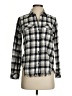 Current/Elliott Plaid Gray Long Sleeve Button-Down Shirt Size XS (0) - photo 1
