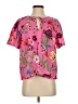 Draper James Pink Short Sleeve Blouse Size XS - photo 1