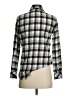Current/Elliott Plaid Gray Long Sleeve Button-Down Shirt Size XS (0) - photo 2