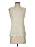 Covington 100% Polyester Ivory Sleeveless Top Size S - photo 1