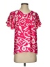 Jodifl Pink Short Sleeve Blouse Size S - photo 1
