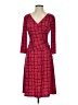 Evan Picone Plaid Red Cocktail Dress Size 4 - photo 1