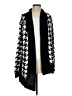 New Directions 100% Acrylic Houndstooth Black Cardigan Size S - photo 1