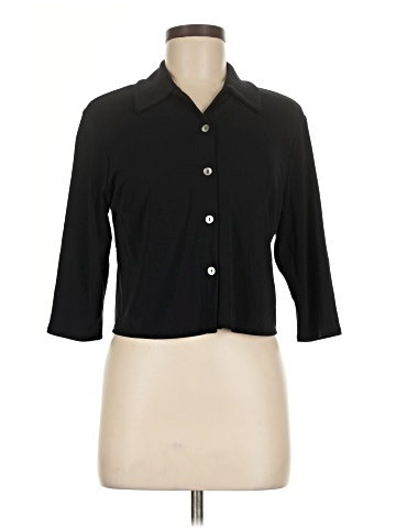 Lord & Taylor 3/4 Sleeve Button-Down Shirt (view 1)