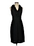 London Times Solid Black Cocktail Dress Size 4 - photo 1