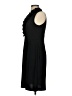 London Times Solid Black Cocktail Dress Size 4 - photo 5