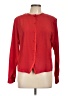 Claudia Richard 100% Polyester Red Long Sleeve Blouse Size 10 - photo 1