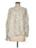 Max Studio 100% Polyester Yellow Long Sleeve Blouse Size M - photo 1