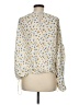 Max Studio 100% Polyester Yellow Long Sleeve Blouse Size M - photo 2