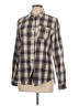 Passport Plaid Ivory Long Sleeve Button-Down Shirt Size L - photo 1