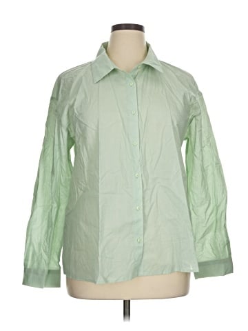 Adore Me Long Sleeve Button-Down Shirt (view 1)