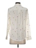 Rails 100% Silk Hearts Ivory Long Sleeve Silk Top Size XS - photo 2