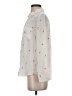 Rails 100% Silk Hearts Ivory Long Sleeve Silk Top Size XS - photo 5
