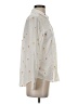Rails 100% Silk Hearts Ivory Long Sleeve Silk Top Size XS - photo 4