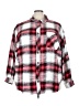 Maurices 100% Cotton Plaid Red Long Sleeve Button-Down Shirt Size 3X - photo 1