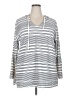 Lularoe Silver Long Sleeve Top Size 2X - photo 1