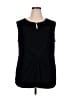 Anne Klein Black Sleeveless T-Shirt Size 3X - photo 1
