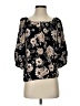 Maurices 100% Rayon Black 3/4 Sleeve Blouse Size S - photo 1