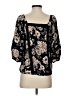 Maurices 100% Rayon Black 3/4 Sleeve Blouse Size S - photo 2
