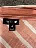 Torrid Stripes Pink 3/4 Sleeve Button-Down Shirt Size Lg Plus (0) - photo 7