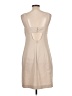 Ann Taylor 100% Polyester Solid Tan Casual Dress Size 10 - photo 2