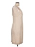 Ann Taylor 100% Polyester Solid Tan Casual Dress Size 10 - photo 4