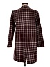 Harlyn Plaid Burgundy Coat Size M - photo 2