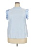 Shein Curve 100% Polyester Blue Sleeveless Blouse Size 2XL Plus - photo 1