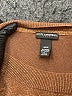 Petite Sophisticate Metallic Brown Pullover Sweater Size L - photo 7