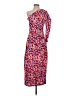 Unbranded 100% Polyester Print Red Cocktail Dress Size S - photo 1