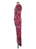 Unbranded 100% Polyester Print Red Cocktail Dress Size S - photo 5