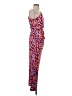 Unbranded 100% Polyester Print Red Cocktail Dress Size S - photo 4