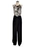 Davi & Dani 100% Polyester Graphic Black Jumpsuit Size S - photo 1