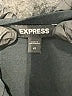 Express Solid Black Casual Dress Size XS - photo 7