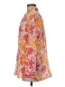 J. McLaughlin Tropical Orange Long Sleeve Blouse Size M - photo 5