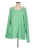 Caslon 100% Cotton Green Pullover Sweater Size L - photo 1
