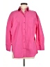 Unbranded 100% Cotton Pink 3/4 Sleeve Button-Down Shirt Size M - photo 1