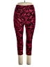 Pop Fit Animal Print Red Active Pants Size XL - photo 1