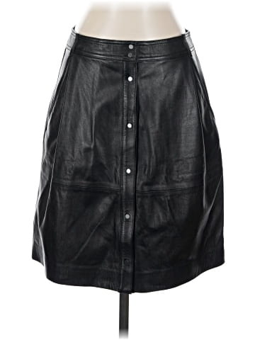 Vince. Leather Skirt (view 1)
