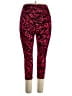 Pop Fit Animal Print Red Active Pants Size XL - photo 2
