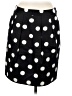 Ann Taylor LOFT Polka Dots Black Formal Skirt Size 6 - photo 1