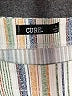 Cure Stripes Ivory Short Sleeve Blouse Size XL - photo 7