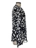 Vince. 100% Silk Print Black Long Sleeve Silk Top Size 6 - photo 5