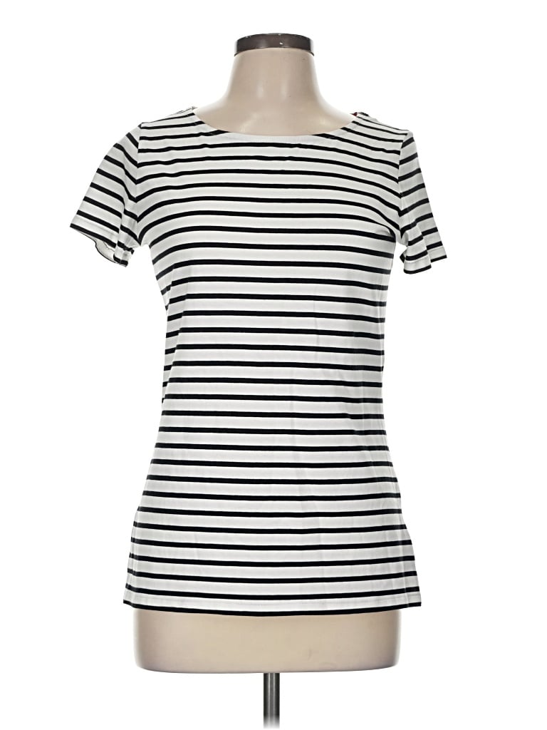 Pre-owned Boden Short Sleeve T-shirt In White