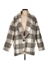 Evereve Plaid Gray Coat Size M - photo 1