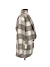 Evereve Plaid Gray Coat Size M - photo 4
