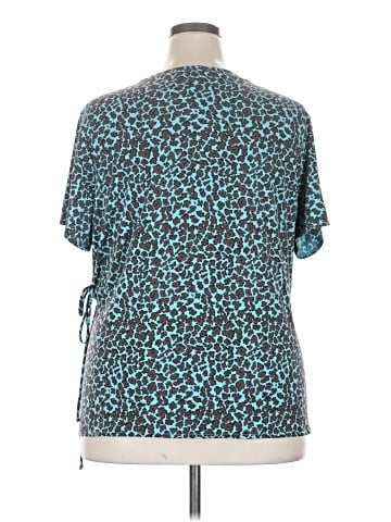 Apostrophe Short Sleeve Blouse (view 2)