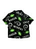 Beetlejuice 100% Rayon Stars Black Short Sleeve Button-Down Shirt Size M (kids) - photo 2