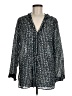 Max Mara Print Black Long Sleeve Blouse Size M (estimated) - photo 1